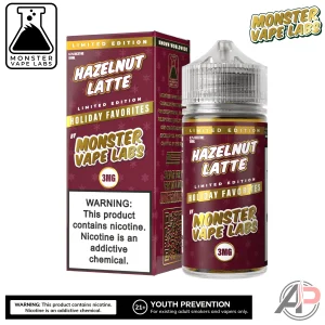 Hazelnut Latte E-Liquid By Holiday Monster Vape Labs 100mL