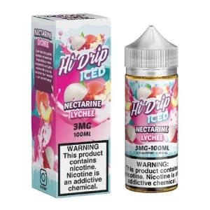 Hi-Drip Nectarine Lychee ICED 100ml Vape Juice | Only $9.95