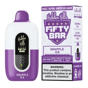 Hidden Hills x Fifty Bar Grapple Ice Disposable Vape | From $9.95