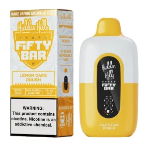 Hidden Hills x Fifty Bar Lemon Cake Dough Disposable Vape | From $9.95