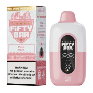 Hidden Hills x Fifty Bar Pink Milk Disposable Vape | From $9.95
