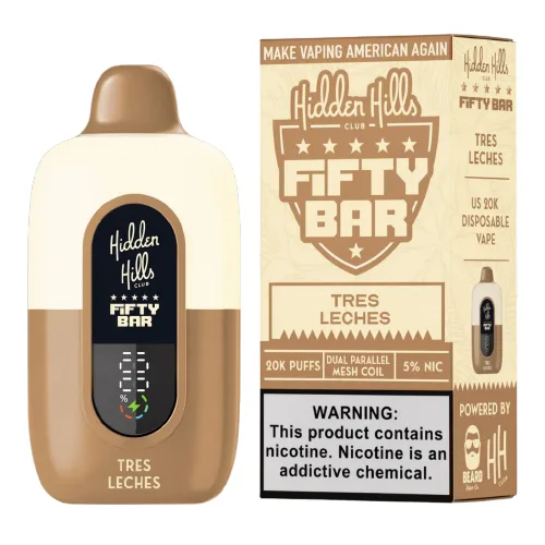 Hidden Hills x Fifty Bar Tres Leches Disposable Vape | From $9.95