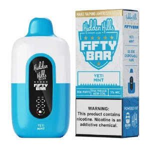 Hidden Hills x Fifty Bar Yeti Mint Disposable Vape | From $9.95