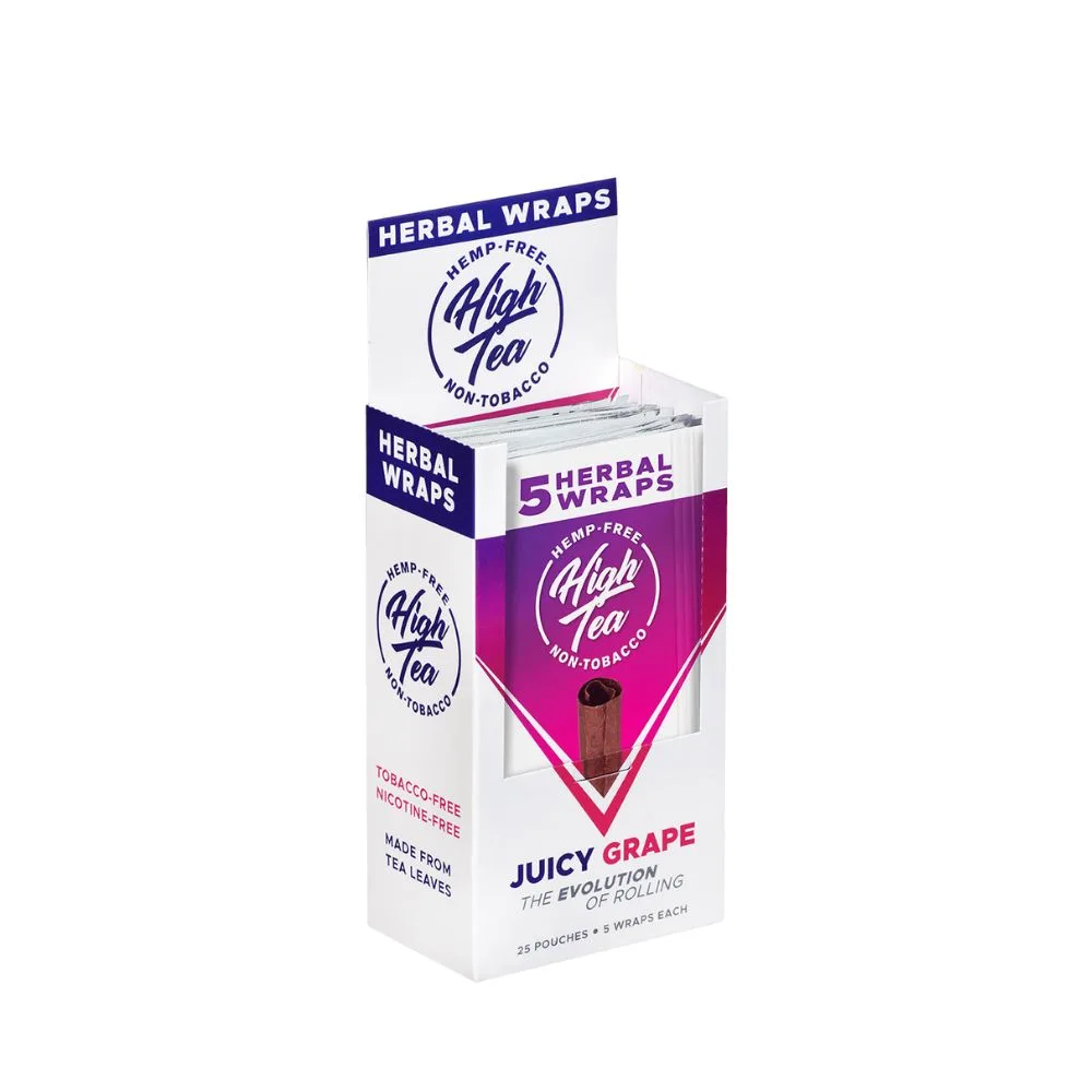 High Tea Herbal Wraps – Tobacco-Free 5-Count - Image 2
