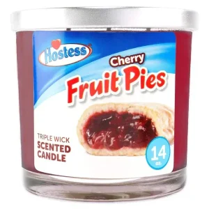 Hostess - 14oz Cherry Fruit Pies Triple Wick Candle