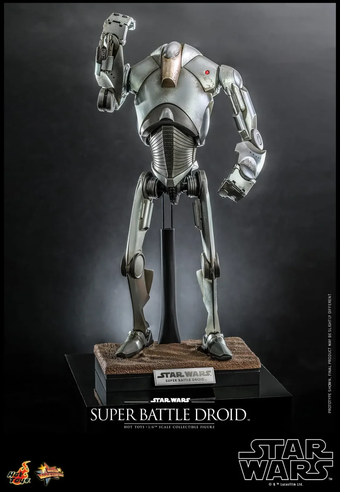 Hot Toys Movie Masterpiece Star Wars Ep2 Super Battle Droid Figure - Image 2