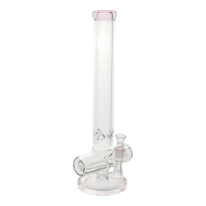 Huge Pink Inline Flex Bong - 17in