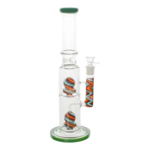 Huge Straight Tube Barbershop Bong - 16in