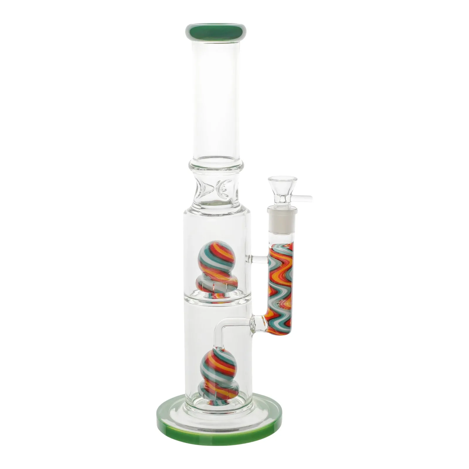 Huge Straight Tube Barbershop Bong - 16in