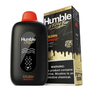 Humble x Fifty Bar Golden Mango Disposable Vape | From $9.95