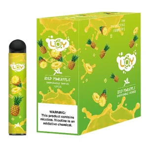 Iced Pineapple Disposable Pod (1500 Puffs) by LOY XL - Ejuice Store