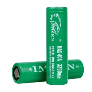 Imren 18650 (3200mah) 40A High Drain Rechargeable Battery (2 pack)
