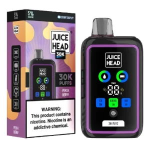 Juice Head 30K Peach Berry Disposable Vape | $12.95