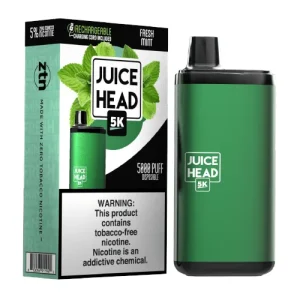 Juice Head 5K Fresh Mint Disposable Vape | $10.95