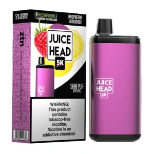 Juice Head 5K Raspberry Lemonade Disposable Vape | $10.95