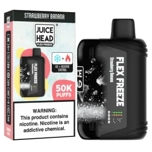 Juice Head Flex Freeze 50K Strawberry Banana Disposable Vape