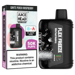 Juice Head Flex Freeze 50K White Peach Raspberry Disposable Vape