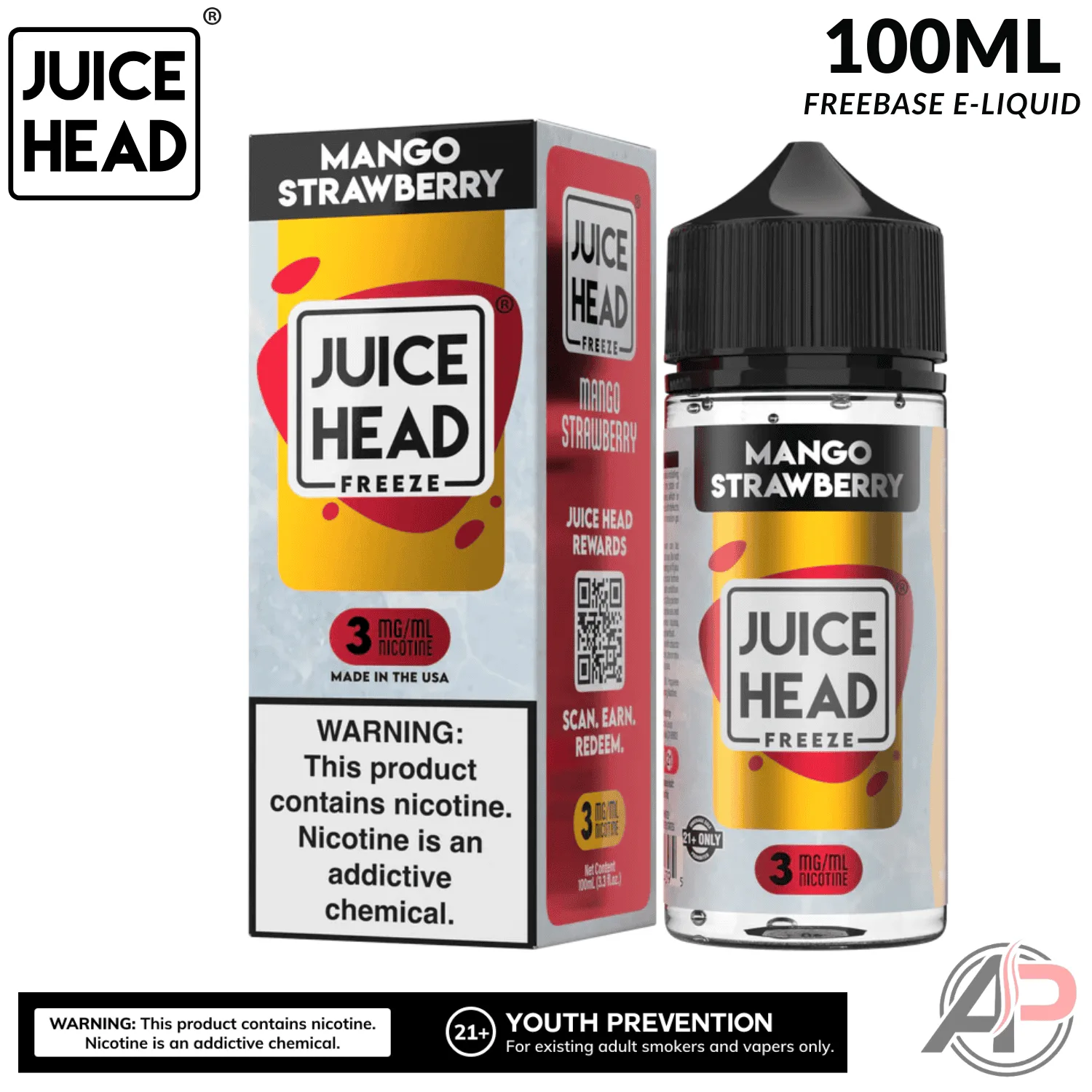 Juice Head Mango Strawberry Freeze E-Liquid 100mL