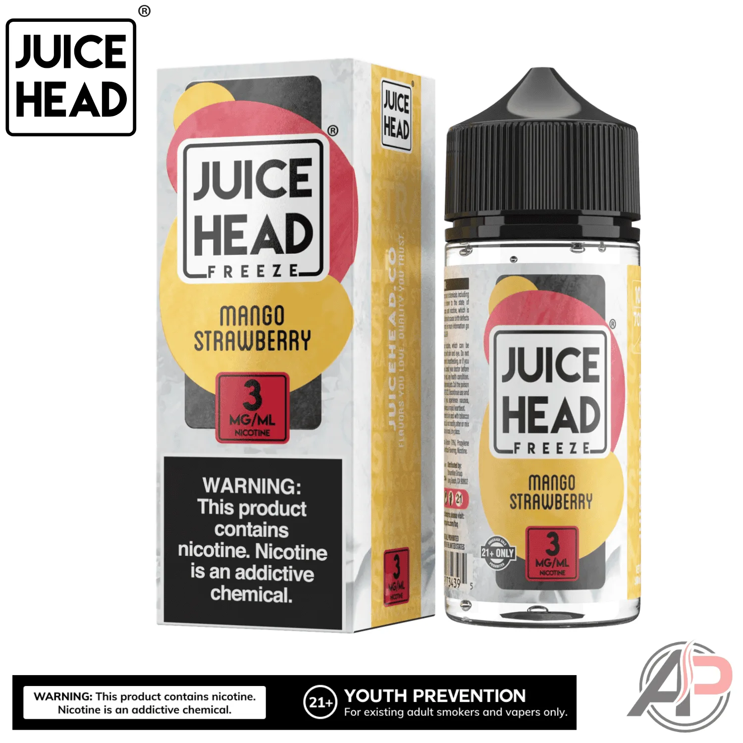 Juice Head Mango Strawberry Freeze E-Liquid 100mL - Image 2