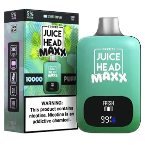 Juice Head Maxx 10K Fresh Mint Disposable Vape | $11.95