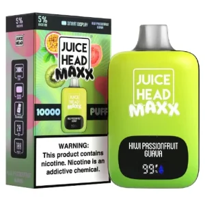 Juice Head Maxx Kiwi Passionfruit Guava Disposable Vape | $11.95
