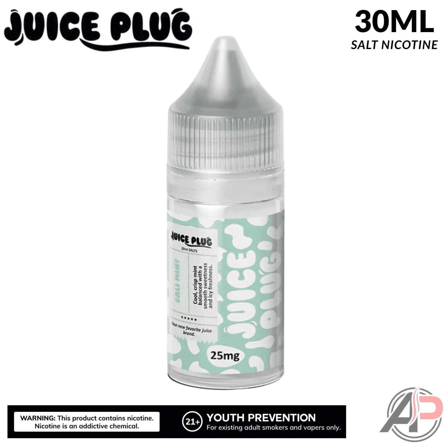 Juice Plug Cali Mint Salt Nicotine 30mL - Image 2