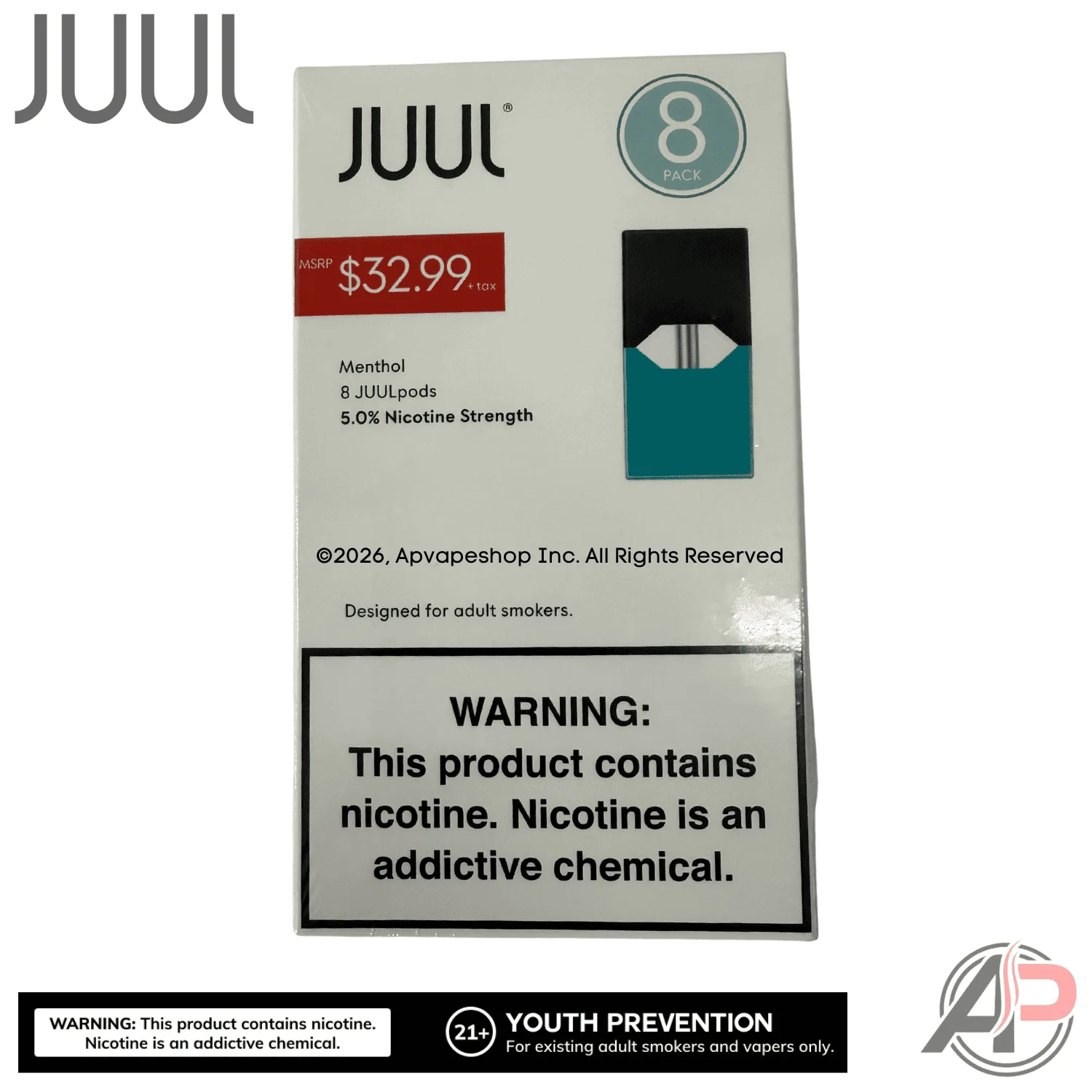Juul Pods Menthol 8 Pod Pack