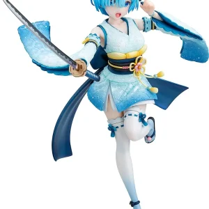 Kadokawa Re:Zero Rem Combat Outfit Ver - Anime Figure Collectible