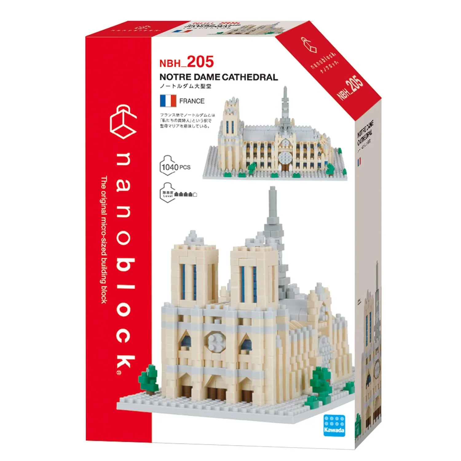 KAWADA Nanoblock Notre Dame Cathedral - Image 2