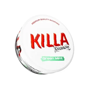 Killa Exclusive Green Mint Nicotine Pouches