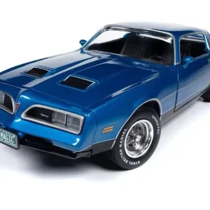 Kyosho 1/18 1978 Pontiac Firebird Formula Martinique Blue Diecast Model Car
