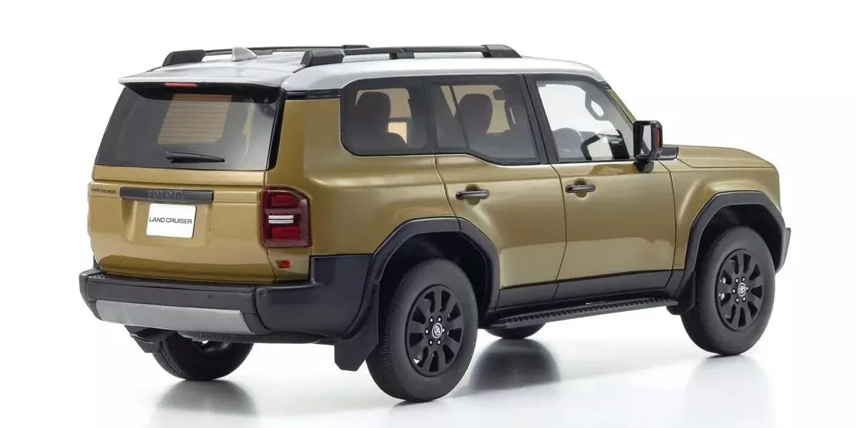 Kyosho Samurai 1/18 Scale Toyota Land Cruiser 250 Beige Model Ksr18064Be - Image 2