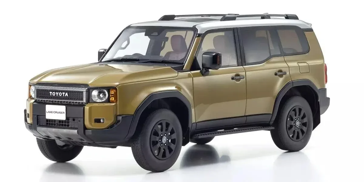 Kyosho Samurai 1/18 Scale Toyota Land Cruiser 250 Beige Model Ksr18064Be