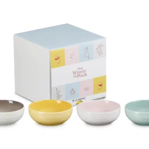 Le Creuset Disney Winnie The Pooh Dish Set 13cm Pack of 4 Official Japan