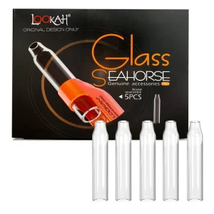 Lookah Seahorse Replacement Glass – 2-Pack or 5-Pack Borosilicate Tubes