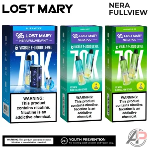 Lost Mary Nera Fullview 70k Puffs Disposable Vape Device Kit