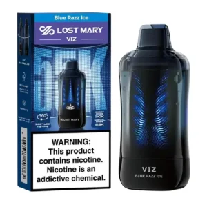 Lost Mary VIZ 55K - Blue Razz Ice Disposable Vape | $16.95