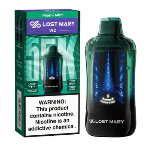 Lost Mary VIZ 55K - Miami Mint 5% Disposable Vape | $16.95