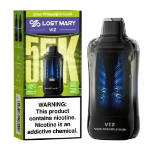 Lost Mary VIZ 55K - Sour Pineapple Gush Disposable Vape | $16.95
