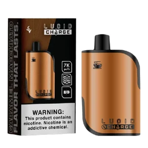 Lucid Charge Caramel Macchiato Disposable Vape | 7000 Puffs
