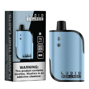 Lucid Charge Cool Mint Disposable Vape | 7000 Puffs