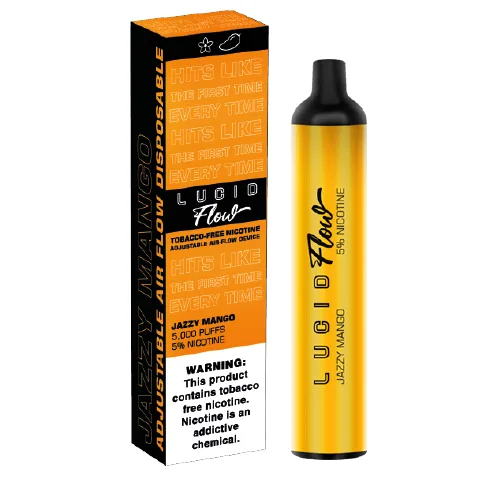 Lucid Flow Jazzy Mango Disposable Vape | 5000 Puffs