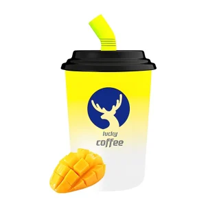 LUCKY Coffee Cup Disposable E-cigs 8000 Puffs – Mango