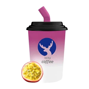 LUCKY Coffee Cup Disposable E-cigs 8000 Puffs – Passion Fruit