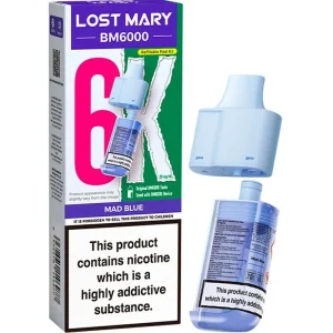 Mad blue Lost Mary BM6000 pod & refill 12ml