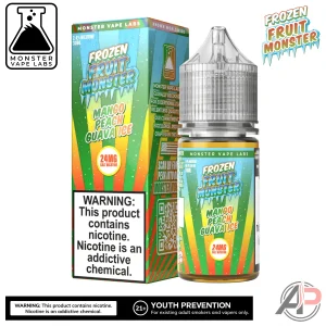 Mango Peach Guava Ice Salt Nicotine By Frozen Fruit Monster Vape Labs 30mL