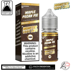 Maple Pecan Pie Salt Nicotine By Holiday Monster Vape Labs 30mL