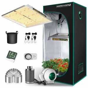 Mars Hydro TS1000 LED Grow Light and 2.3x2.3 Indoor Full Grow Tent Kit