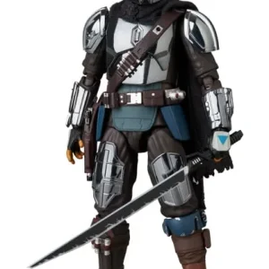 Medicom Toy Mafex No.256 The Mandalorian Chrome Version 160mm Action Figure