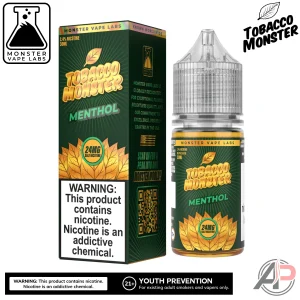 Menthol Salt Nicotine By Tobacco Monster Vape Labs 30mL